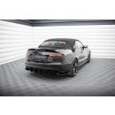 Street Pro Heck Ansatz Flaps Diffusor +Flaps für Audi S5 / A5 S-Line Coupe / Cabriolet 8T schwarz Hochglanz