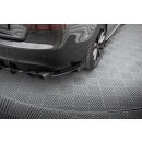 Street Pro Heck Ansatz Flaps Diffusor +Flaps für Audi S5 / A5 S-Line Coupe / Cabriolet 8T schwarz Hochglanz