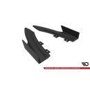 Street Pro Heck Ansatz Flaps Diffusor +Flaps für Audi S5 / A5 S-Line Coupe / Cabriolet 8T schwarz Hochglanz