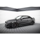 Street Pro Seitenschweller Ansatz für + Flaps Audi A5 / A5 S-Line / S5 Coupe / Cabrio 8T / 8T Facelift schwarz Hochglanz