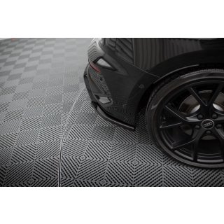 Heck Ansatz Flaps Diffusor V.2 für Audi RS3 Sportback 8Y schwarz Hochglanz