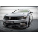 Front Ansatz V.2 für Volkswagen Passat R-Line B8 Facelift schwarz Hochglanz