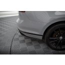 Heck Ansatz Flaps Diffusor für Volkswagen Passat R-Line B8 Facelift schwarz Hochglanz