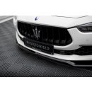 Front Ansatz V.1 für Maserati Ghibli Mk3 Facelift schwarz Hochglanz