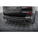 Mittlerer Diffusor Heck Ansatz DTM Look für BMW X5 M-Paket G05 schwarz Hochglanz