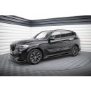 Seitenschweller Ansatz für V.2 für BMW X5 M-Paket G05 schwarz Hochglanz