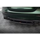 Mittlerer Diffusor Heck Ansatz DTM Look für Mercedes-AMG E63 W213 Facelift schwarz Hochglanz