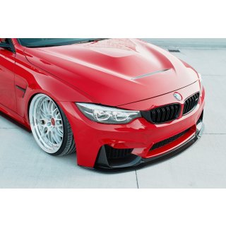 Front Ansatz für + Rahmen Fur Seitlich Lufteinlasse BMW M3 F80