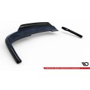 Mittlerer Diffusor Heck Ansatz DTM Look für Audi A4 Competition B8 Facelift schwarz Hochglanz