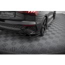 Heck Ansatz Flaps Diffusor V.1 für Audi RS3 Sportback 8Y schwarz Hochglanz