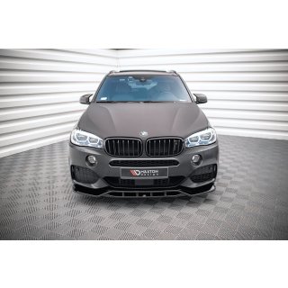 Front Ansatz V.2 für BMW X5 M-Paket F15 schwarz Hochglanz