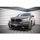 Front Ansatz V.2 für BMW X5 M-Paket F15 schwarz Hochglanz