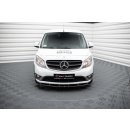 Front Ansatz für Mercedes-Benz Citan Mk1 schwarz Hochglanz