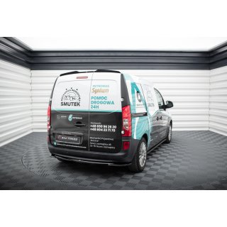 Zentrale Hinten Splitte Mercedes-Benz Citan Mk1 schwarz Hochglanz