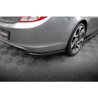 Heck Ansatz Flaps Diffusor für Opel Insignia OPC-Line Mk1 schwarz Hochglanz