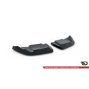 Heck Ansatz Flaps Diffusor für Chevrolet Corvette C6 schwarz Hochglanz