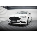 Front Ansatz für Ford Mondeo Sport Mk5 Facelift / Fusion Sport Mk2 Facelift schwarz Hochglanz