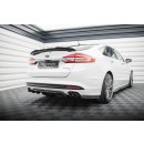 Mittlerer Diffusor Heck Ansatz DTM Look für Ford Mondeo Sport Mk5 Facelift / Fusion Sport Mk2 Facelift schwarz Hochglanz