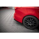 Heck Ansatz Flaps Diffusor V.5 für Ford Focus Kombi ST-Line Mk4 schwarz Hochglanz