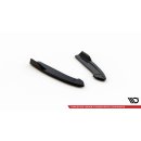 Heck Ansatz Flaps Diffusor für V.8 Ford Focus Kombi ST-Line Mk4 schwarz Hochglanz