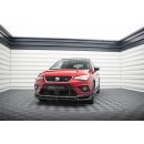 Front Ansatz für Seat Arona FR Mk1 schwarz Hochglanz