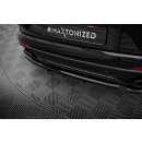 Mittlerer Diffusor Heck Ansatz DTM Look für Alfa Romeo Stelvio Quadrifoglio Mk1 schwarz Hochglanz