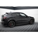 Seitenschweller Ansatz für Alfa Romeo Stelvio Quadrifoglio Mk1 schwarz Hochglanz