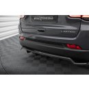 Mittlerer Diffusor Heck Ansatz DTM Look für Jeep Compass Limited Mk2 Facelift schwarz Hochglanz