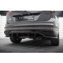 Mittlerer Diffusor Heck Ansatz DTM Look für Volkswagen Tiguan R-Line Mk2 Facelift schwarz Hochglanz