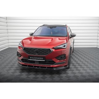 Front Ansatz V.2 für Seat Tarraco FR Mk1 schwarz Hochglanz