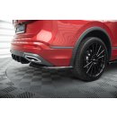 Heck Ansatz Flaps Diffusor für Seat Tarraco FR Mk1 schwarz Hochglanz