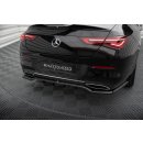 Mittlerer Diffusor Heck Ansatz DTM Look für Mercedes-Benz CLA Coupe C118 schwarz Hochglanz