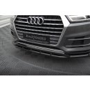 Front Ansatz für Audi Q7 Mk2 schwarz Hochglanz