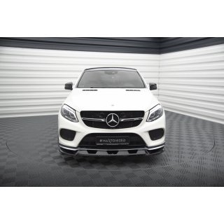 Front Ansatz V.1 für Mercedes-Benz GLE Coupe 43 AMG / AMG-Line C292 schwarz Hochglanz