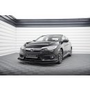 Street Pro Front Ansatz für +Flaps für + Flaps Honda Civic Mk10 schwarz Hochglanz