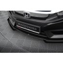 Street Pro Front Ansatz für +Flaps für + Flaps Honda Civic Mk10 schwarz Hochglanz