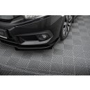 Front Flaps Honda Civic Mk10 schwarz Hochglanz