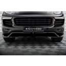 Front Ansatz für Porsche Cayenne Mk2 Facelift schwarz Hochglanz