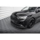 Front Ansatz V.1 für Audi Q3 Sportback F3 schwarz Hochglanz