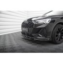 Front Ansatz V.2 für Audi Q3 Sportback F3 schwarz Hochglanz