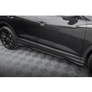 Seitenschweller Ansatz für Audi Q3 Sportback F3 schwarz Hochglanz