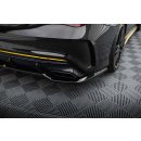 Mittlerer Diffusor Heck Ansatz DTM Look für Mercedes-AMG CLA 45 C117 Facelift schwarz Hochglanz