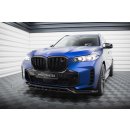 Front Ansatz V.1 für BMW X5 M-Paket G05 Facelift schwarz Hochglanz