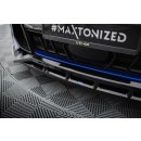 Front Ansatz V.2 für BMW X5 M-Paket G05 Facelift schwarz Hochglanz