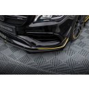 Street Pro Front Ansatz für +Flaps für + Flaps Mercedes-AMG CLA 45 Aero C117 Facelift schwarz Hochglanz