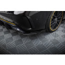 Street Pro Heck Ansatz Flaps Diffusor +Flaps für Mercedes-AMG CLA 45 C117 Facelift schwarz Hochglanz