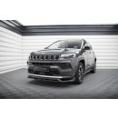 Front Ansatz für Jeep Compass Limited Mk2 Facelift schwarz Hochglanz