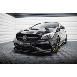 Front Flaps Mercedes-AMG CLA 45 Aero C117 Facelift schwarz Hochglanz