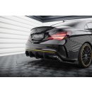 Hintere Seiten Flaps für Mercedes-AMG CLA 45 C117 Facelift schwarz Hochglanz