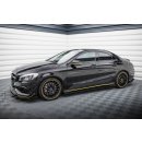 Side Flaps Mercedes-AMG CLA 45 C117 Facelift schwarz...